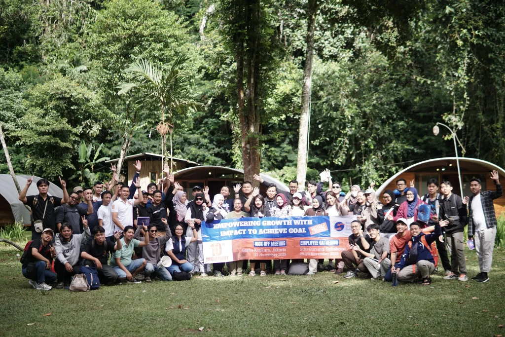 Employee Gathering 2025 PT Sejahtera Mitra Solusi di Situ Gunung Sukabumi